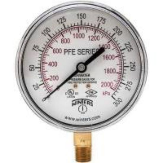 Picture of PFE3933 31/2 0-300 SPRNKLR GAUGE 1/4 BTM