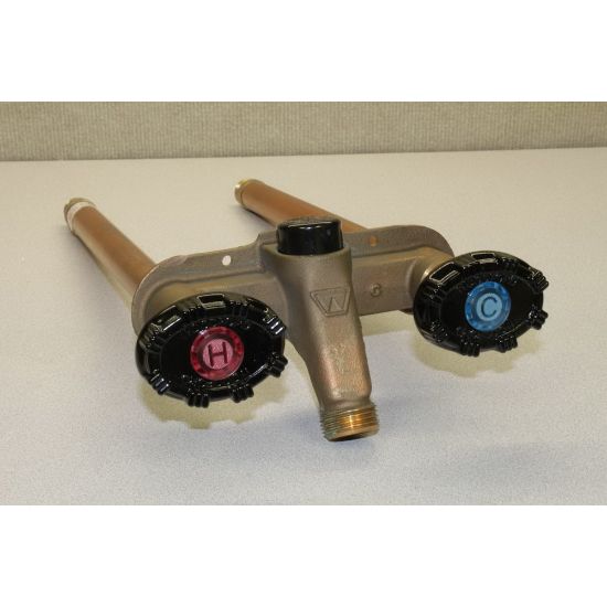 Image sur V22 8" ROBINET CHD&FRD VERT PGN NOIRE