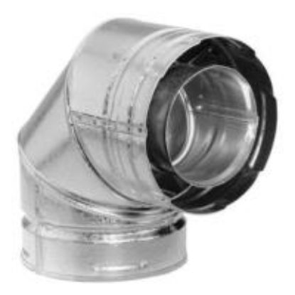 Picture of C++ RV490 4X7" 90 DEG RIG VENT ELBOW