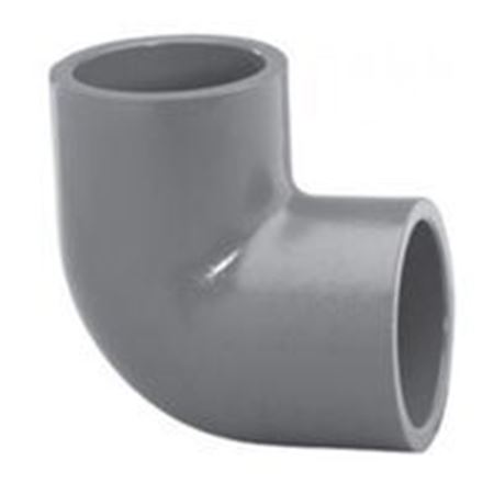 Picture of 1/2" X 90D PVC 40 ELBOW SW