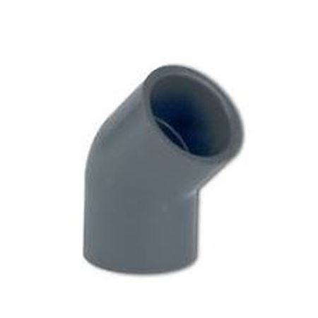 Picture of 3/4" X 45D PVC 40 ELBOW SW