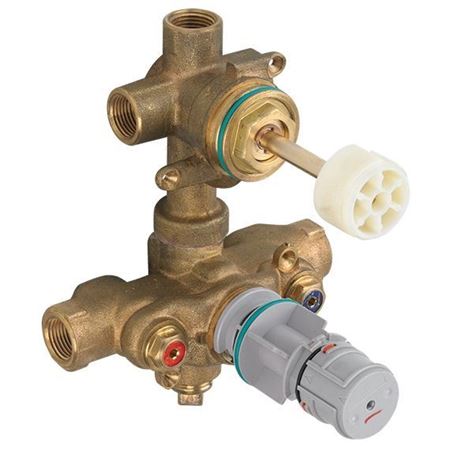 Picture of C++ R523S 2-HANDLE THERMO ROUGH VALVE W