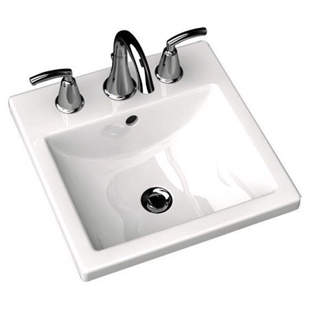 Picture of 0642008.020 STUDIO CARRE CTP SINK 8" WHT