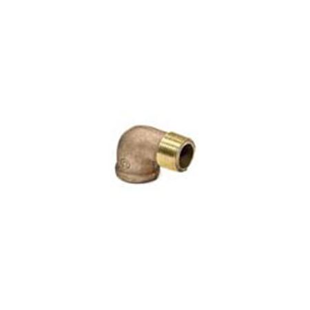 Picture of 1/2" MXF BRASS THRD 90 STREET ELBOW