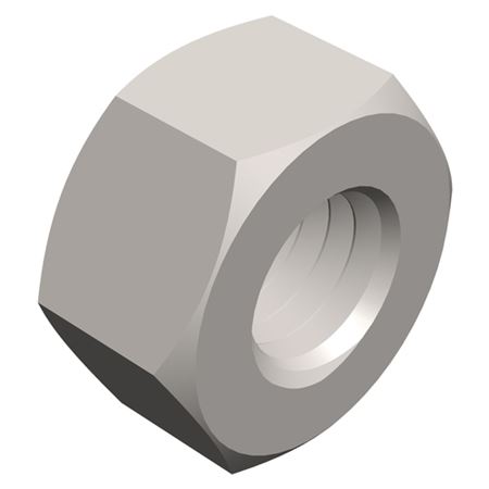 Picture of PROSELECT 1-1/4 7 Thread Zinc Heavy Hex Nut 2PK