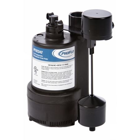 Picture of 1/3 HP PLAS AUTO SUMP PUMP W/BSE