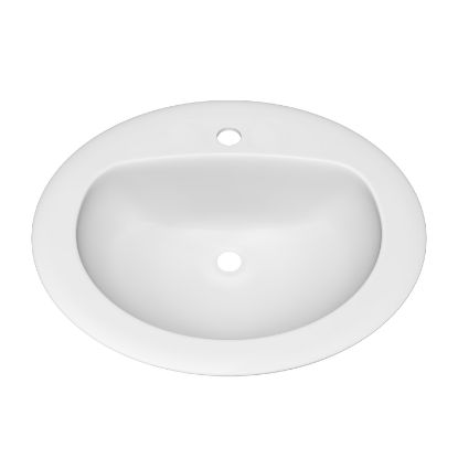 Picture of 20171WH 20"X17" WHITE 1-H CHINA LAV