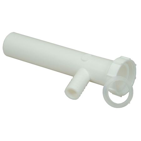 Picture of PROFLO 1-1/2 x 8 in. Plastic Direct Connect Branch Tailpiece 5/8 Open Diameter White 8 in.