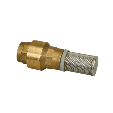 Picture of PROFLO Not For Potable Use 3 Bronze FOOT Valve With Stainless Steel Strainer