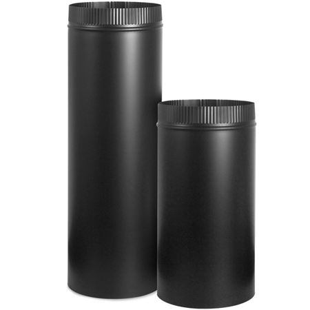 Picture of PBP62424 6"X24" BLACK STOVE PIPE 24GA