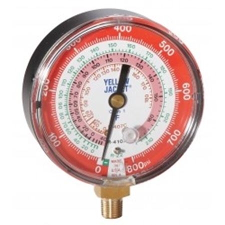 Picture of 49139 80MM C MANIFOLD GAUGE RED R410A/22