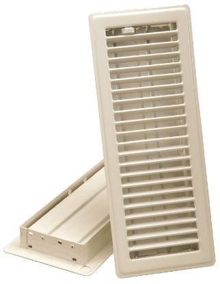 Picture of RG0244 4"X10" FLOOR REGISTER ALMOND