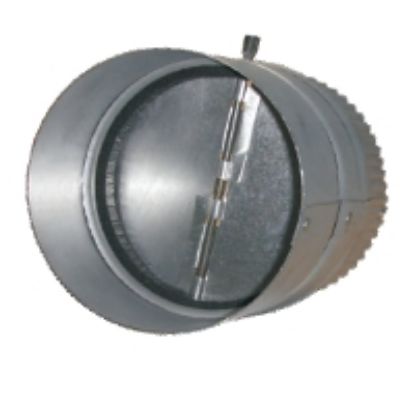 Picture of RD-10 ROUND BACK DRAFT DAMPER 10" W/SPRG