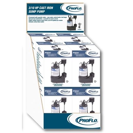 Picture of PROFLO 1/3HP Cast Iron Submersible SUMP PUMP 8 Pack