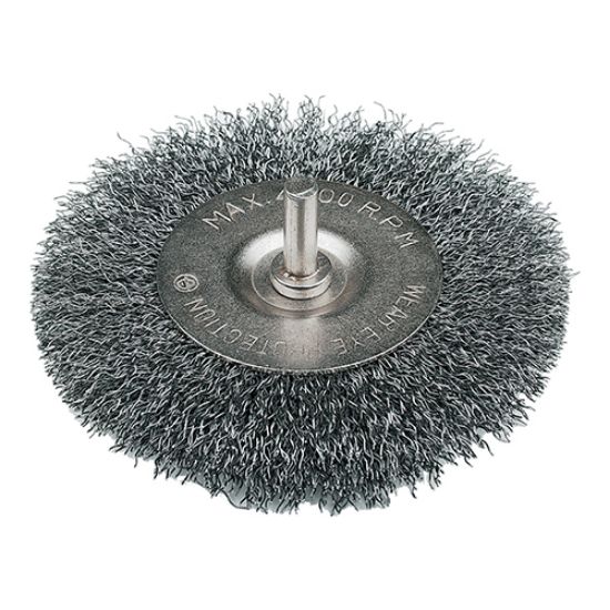 Image sur C++ 770486 BROSSE FIL FER ROUE A/TIGE 4"