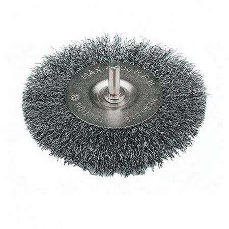 Picture of C++ 941407 WIRE BRUSH WHEEL WITH ARBOR 3