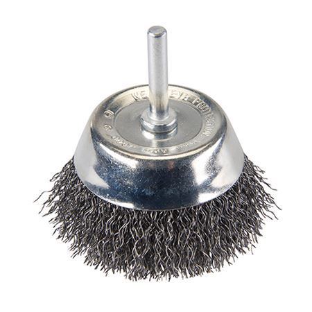 Picture of C++ 281990 3" WIRE BRUSH CUP WITH ARBOR