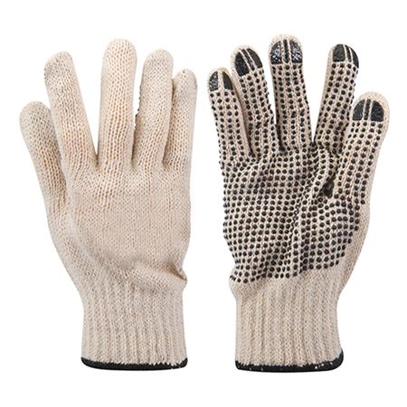 Picture of 360180 SINGLE-SIDED DOT GLOVES - L