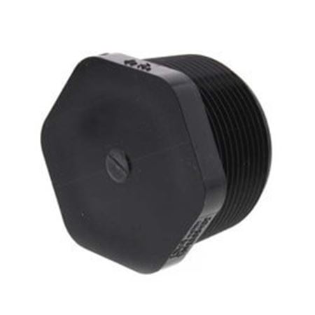 Picture of 1-1/2 S80 PVC THREADED PLUG 36574