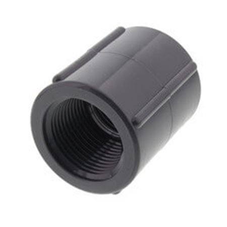 Picture of 1-1/4" SCH80 PVC FPT COUPLING