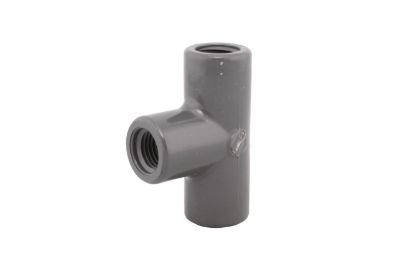 Picture of 1-1/2 S80 PVC THREADED TEE  36823