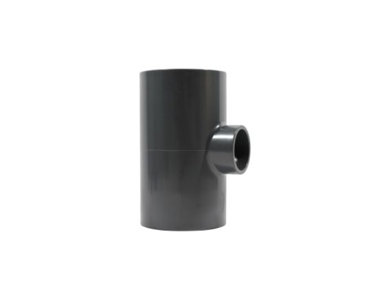 Picture of 4" X 2" TPVC 80 RED TEE SW