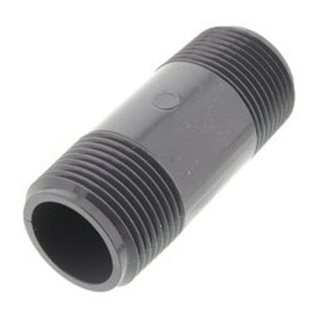 Picture of 1" X 3" SCH80 PVC TBE NIPPLE