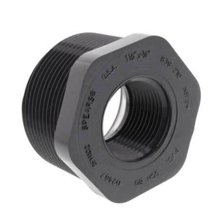 Picture of 1-1/2X1/2  S80PVC THRD BUSH 36661