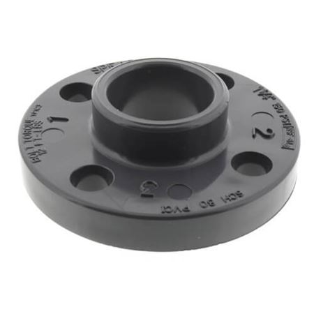 Picture of 11/4  SCH 80 PVC SW SOLID FLANGE