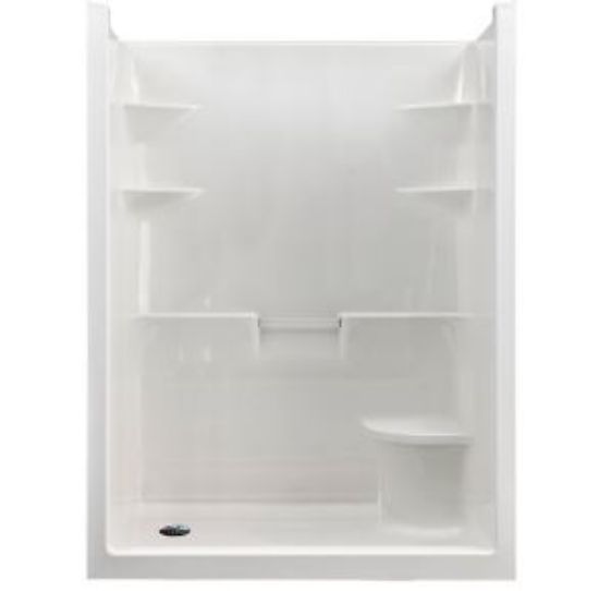 Picture of MEL5LS MELROSE 5 60"X36" SHOWER WHI