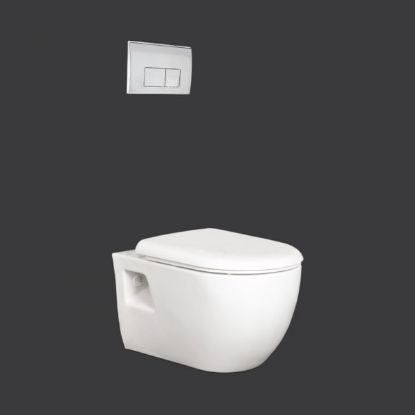Picture of 5782CFW CANAAN WALL HUNG TOILET W/SE