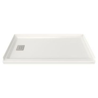 Picture of A8002LLHO020 ACRYLIC BASE 60 X 32 LH WHT