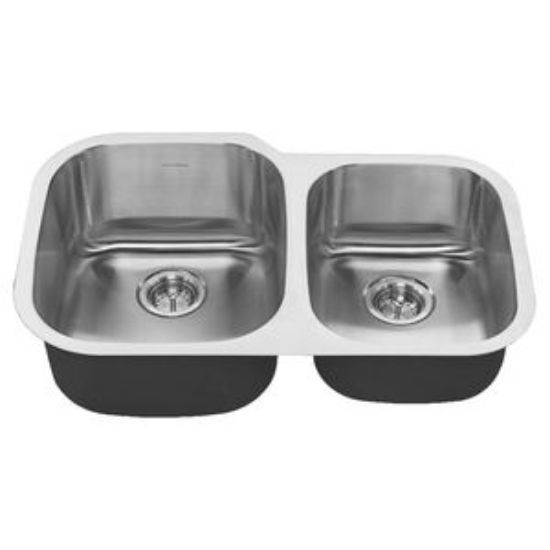 Image sur 18CR9322100S075 18G DBL EVIER A/DRN INOX
