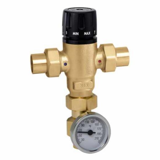 Picture of 521516A 3/4" THERMO MIXING VALVE W/GAUGE
