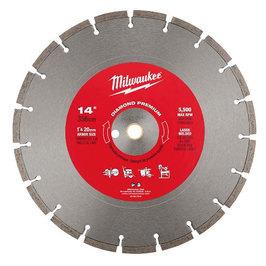 Image sur 49-93-7940 14" PREMIUM LAME BETON SEG