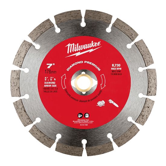 Image sur 49-93-7020 7"X.100XDIAM-5/8" LAME SEG