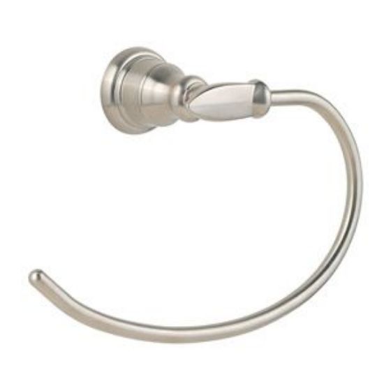 Picture of BRBCB0K LLC AVALON TOWEL RING BR/NI