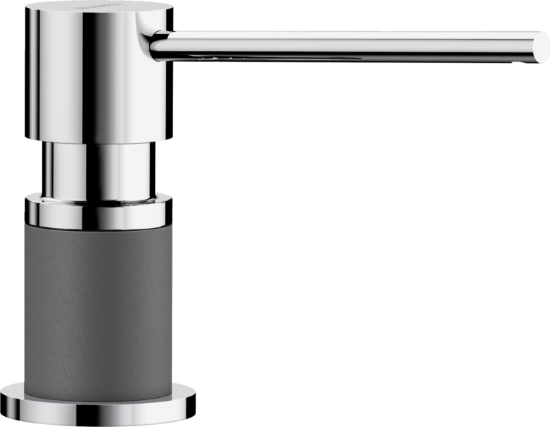 Picture of 402304 LATO SOAP DISPENSER CHROME/CINDER