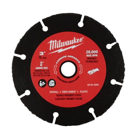 Image sur 49943005 3" CARBURE LAME ABRASIVE