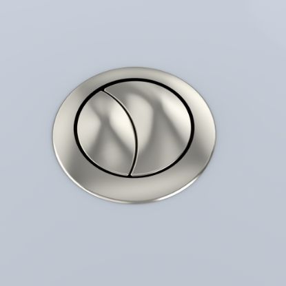 Picture of THU340#BN DUAL FLUSH PUSH BUTTON BN
