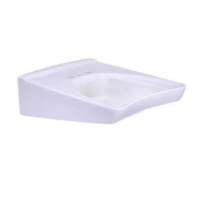 Picture of LT308401 WALLMOUNT BASIN 4CC COT/WH