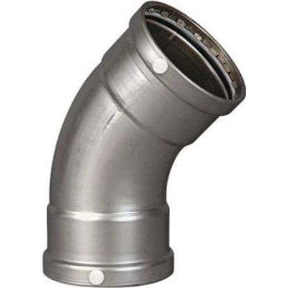 Picture of C++ 85482 3"X45D P 304SS ELBOW