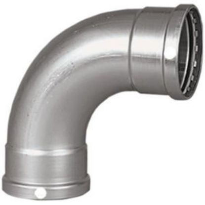 Picture of C++ 85437 3"X90D P 304SS ELBOW