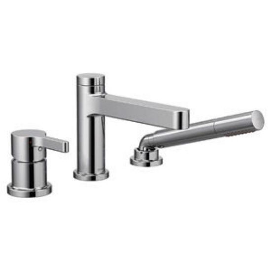 Picture of T967 VICHY 1HNDL ROM TUB W/HSHW TRIM CHR