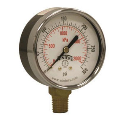 Picture of PEM217 21/2 0-300 ECONO GAUGE 1/4NPT BTM