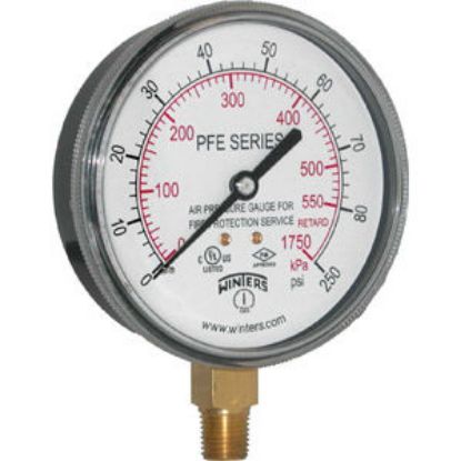 Picture of PFE3932 31/2 0-80 SPRNKLR GAUGE 1/4 BTM