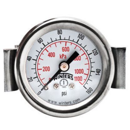 Picture of PEU1421UC 11/2 0-160 ECONO GAUGE 1/8 BCK