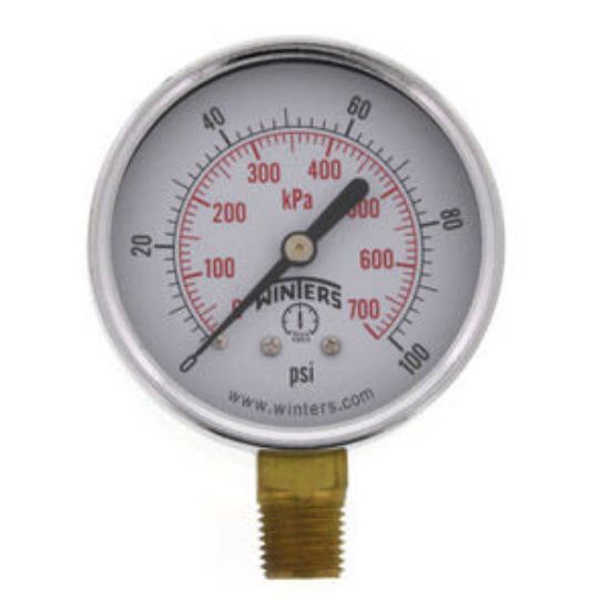 Picture of PEM214 21/2 0-100 ECONO GAUGE 1/4NPT BTM