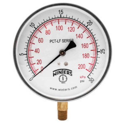 Picture of PCT323LF 41/2 0-100 CONTR GAUGE 1/4 BTM