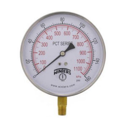Picture of PCT324 41/2 0-160 CONTR GAUGE 1/4NPT BTM